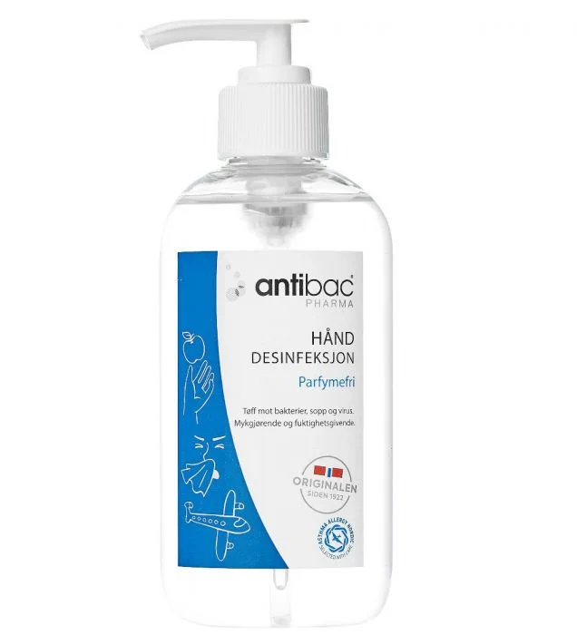 Antibac 85 % Pharma hånddesinfeksjon gel 250 ml v:1580373 Antibac 85 % Pharma hånddesinfeksjon gel 250 ml v:1580373
