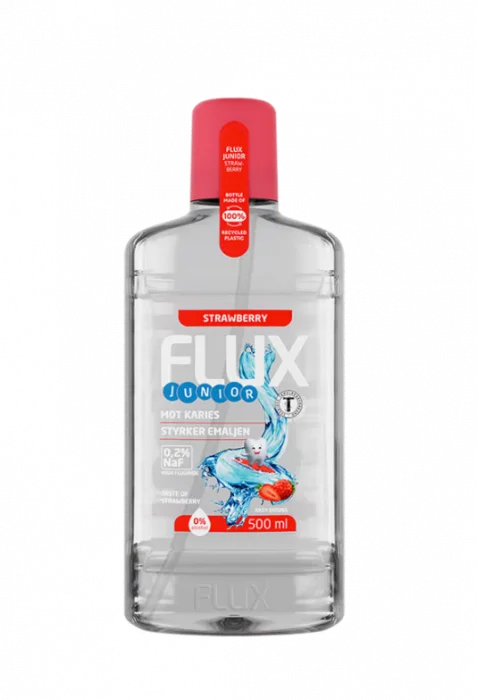 Flux Fluorskyll 0,2% Jordbær Junior 500ml v:7783305