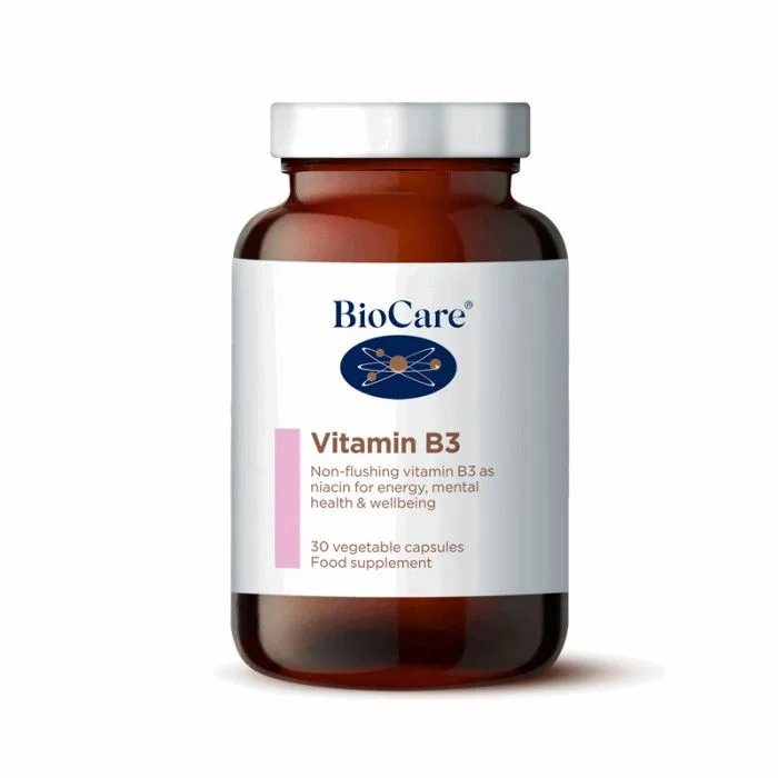 Biocare Vitamin B3 (Nikotinamid) 100mg 30 Vegkapsler v:7640900 Biocare Vitamin B3 (Nikotinamid) 100mg 30 Vegkapsler v:7640900