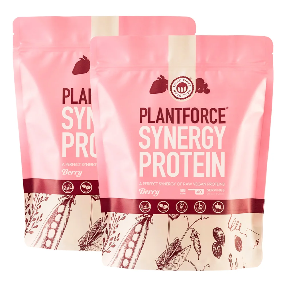 Vegansk Proteinpulver Bær | 2 x 800 g v:9925235