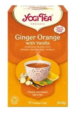 Yogi Ginger, Orange With Vanilla 17 Te Poser Økologisk v:6742447 Yogi Ginger, Orange With Vanilla 17 Te Poser Økologisk v:6742447