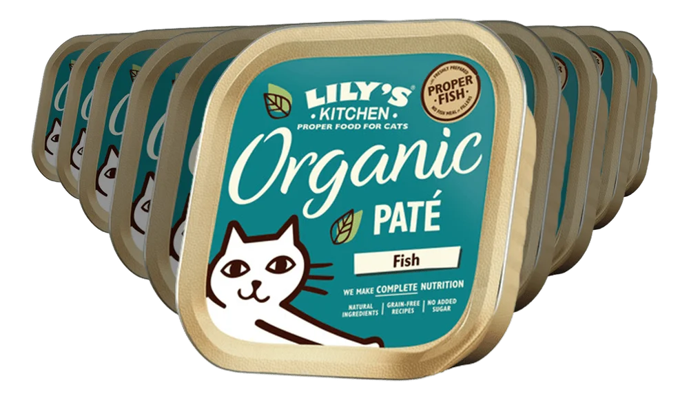 Lily´s Kitchen Våtfor til katt – Organic Fish Dinner – 10×85 g. v:8982736 Lily´s Kitchen Våtfor til katt – Organic Fish Dinner – 10×85 g. v:8982736