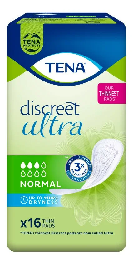 TENA Discreet Ultra Normal Inkontinensbind – 16 stk. v:5467902 TENA Discreet Ultra Normal Inkontinensbind – 16 stk. v:5467902