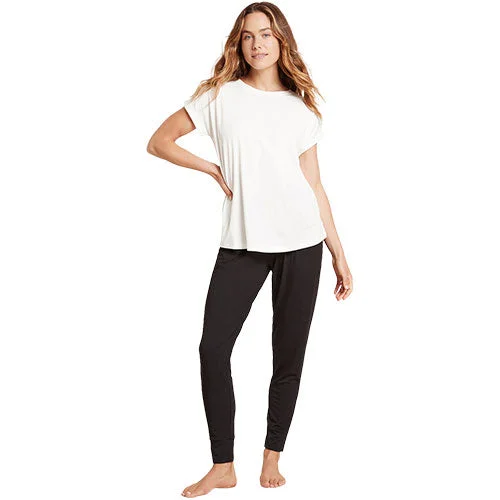 Downtime Lounge Top Hvit | Str. S v:9747128