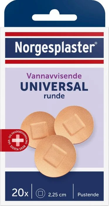 Norgesplaster Universal runde plaster 20 stk v:7945981