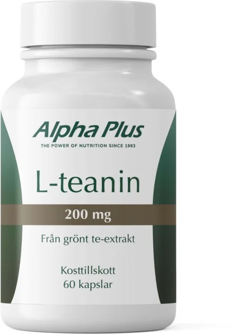 Alpha Plus L-teanin 200 mg 60 stk v:6901179