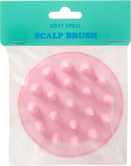 Soft Spell Scalp Brush – Silicone Shower Brush Pink v:8541523
