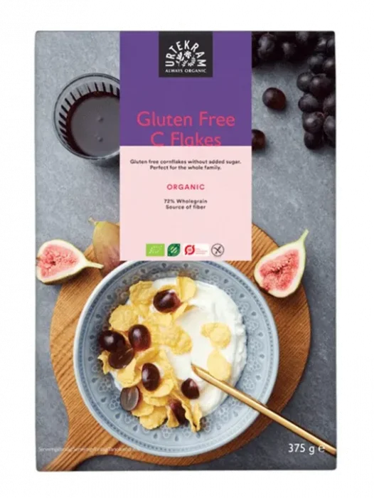 Urtekram Glutenfri Cornflakes 375 g v:9817707
