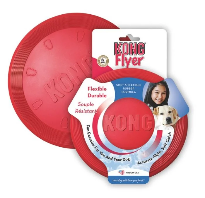 KONG Flyer Classic Hundeleke Rød L v:7088355 KONG Flyer Classic Hundeleke Rød L v:7088355