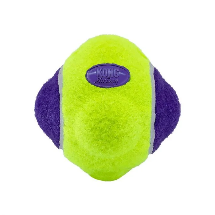 KONG AirDog Squeaker Knobby Ball Hundeleke flerfarget M/L v:6016374 KONG AirDog Squeaker Knobby Ball Hundeleke flerfarget M/L v:6016374