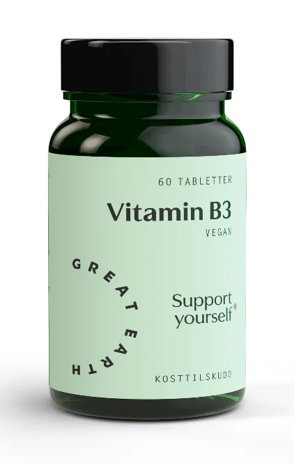 Great Earth Vitamin B3 60 stk v:4601036 Great Earth Vitamin B3 60 stk v:4601036