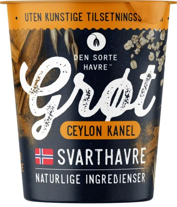 Den Sorte Havre havregrøt beger v:6652755