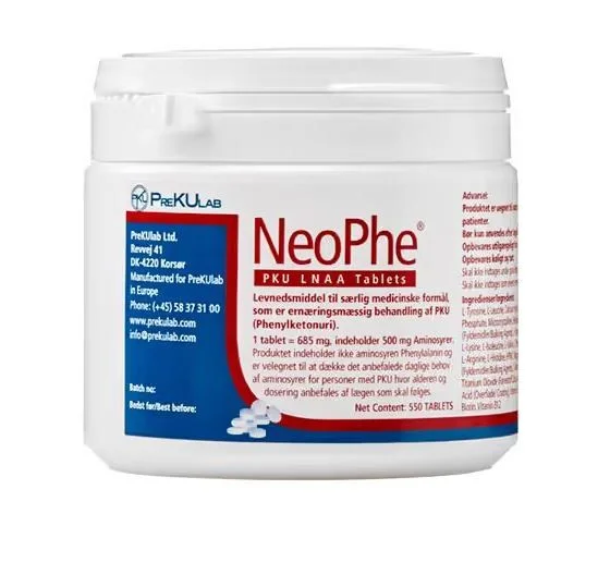 NeoPhe PKU LNAA Tabletter | Ved PKU og HPA v:8538311