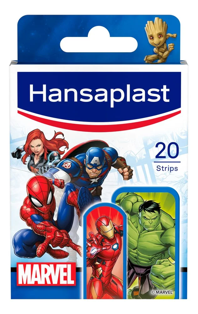 Hansaplast Marvel Kids plaster – 20 stk. v:3834558