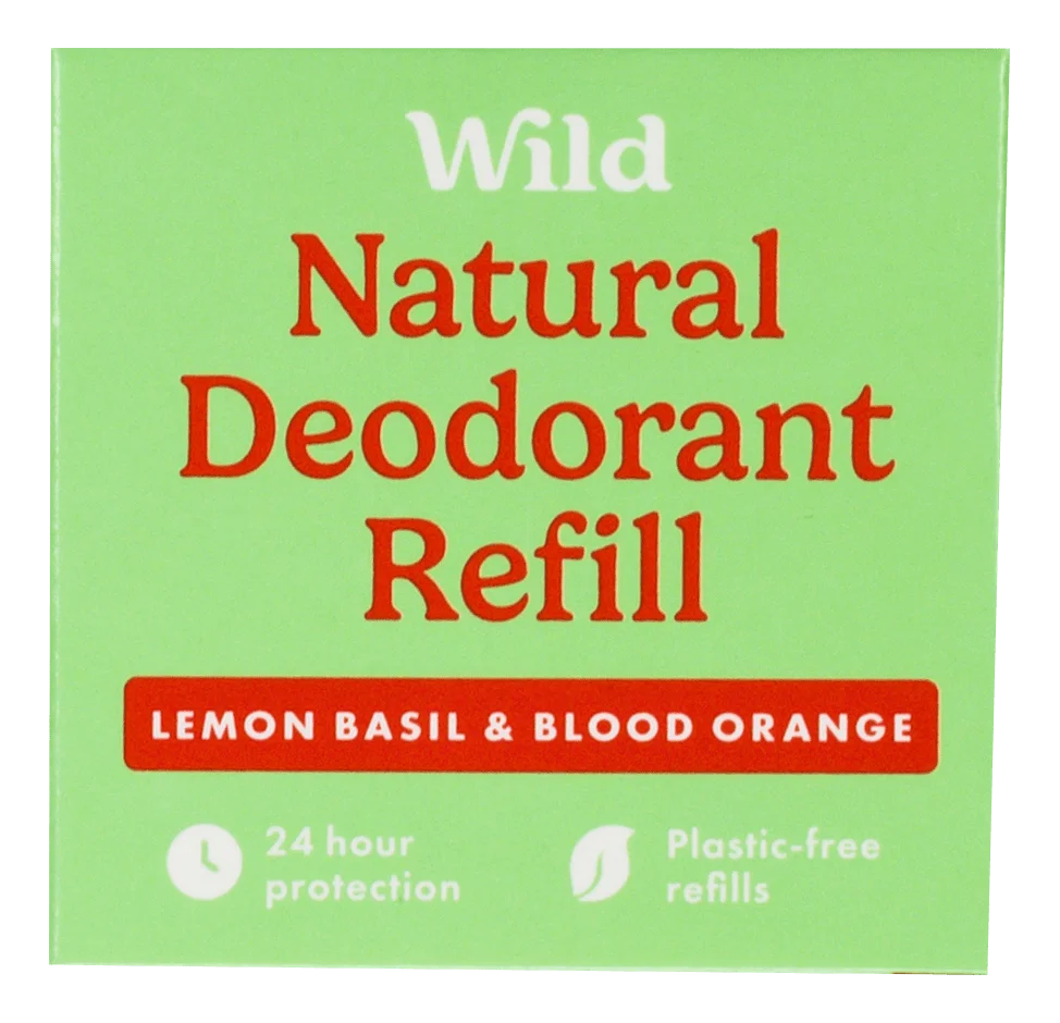 Wild Natural Deodorant Refill Lemon Basil & Blood Orange – 40 g. v:8061336 Wild Natural Deodorant Refill Lemon Basil & Blood Orange – 40 g. v:8061336