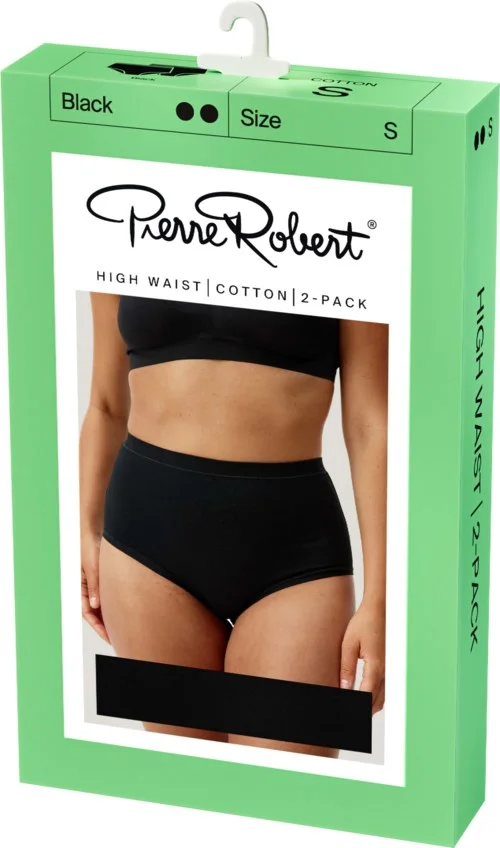 Pierre Robert High Waist Cotton X2 Black L v:8209617