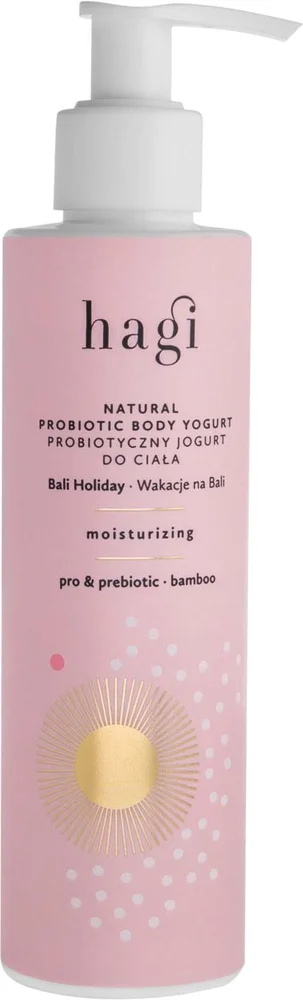 Hagi Natural Probiotic Moisturizing Body Yogurt Bali Holiday 200 ml v:5801635 Hagi Natural Probiotic Moisturizing Body Yogurt Bali Holiday 200 ml v:5801635