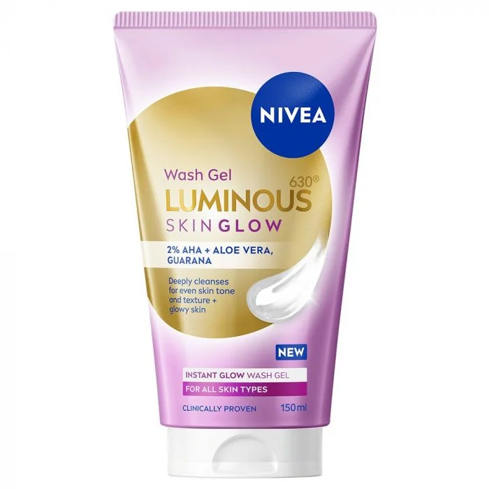 NIVEA Luminous630 Skin Glow rensegel 150 ml v:6537921 NIVEA Luminous630 Skin Glow rensegel 150 ml v:6537921