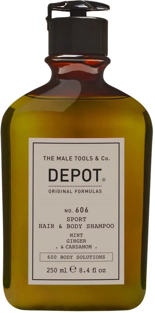DEPOT MALE TOOLS No. 606 Sport Hair & Body Shampoo 250Ml 250 ml v:2377744