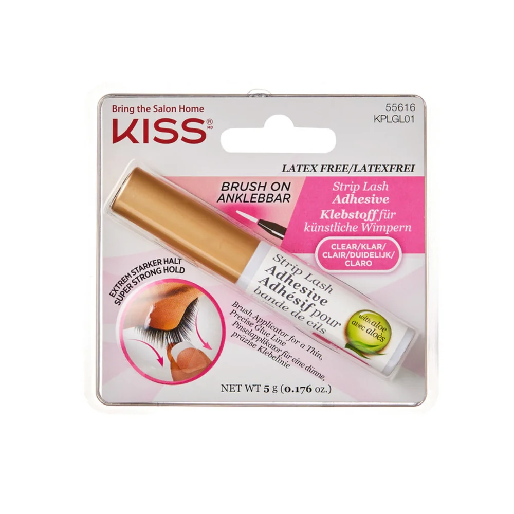 24H Strip Eyelash Adhevsive Clear – Kiss v:5028607 24H Strip Eyelash Adhevsive Clear – Kiss v:5028607