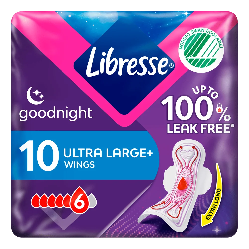 Libresse Ultra Night Wings – 10 stk v:2250546