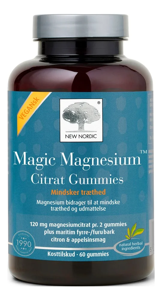New Nordic Magic Magnesium Citrat Gummies – 60 tyggetabl. v:5661536