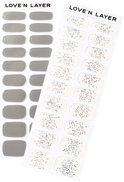 Love’n Layer Mix Metallic & Sparkle Silver v:5167296 Love’n Layer Mix Metallic & Sparkle Silver v:5167296