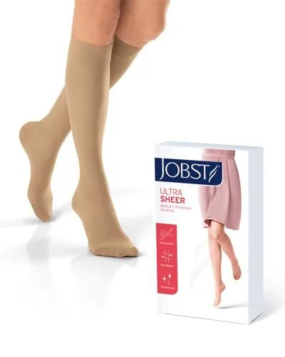Jobst Ultra Sheer K1 Kne Natur L 1par v:6098487