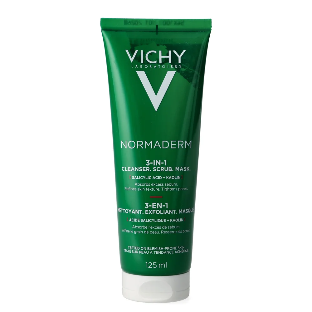 Normaderm 3-In-1 Scrub + Cleanser + Mask 125 ml - Vichy v:3022932