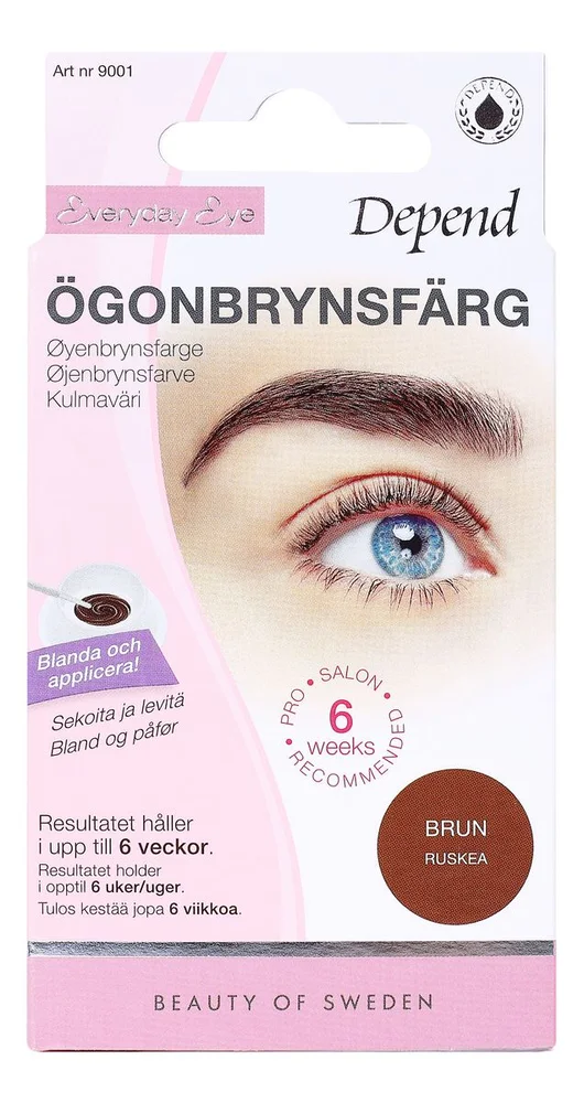 Depend Øyenbrynsfarge, Brun – 1 stk. v:4494935 Depend Øyenbrynsfarge, Brun – 1 stk. v:4494935