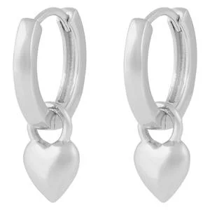 Snö Of Sweden Lovely Ring Pendant Ear Plain Silver Onesize v:7159416