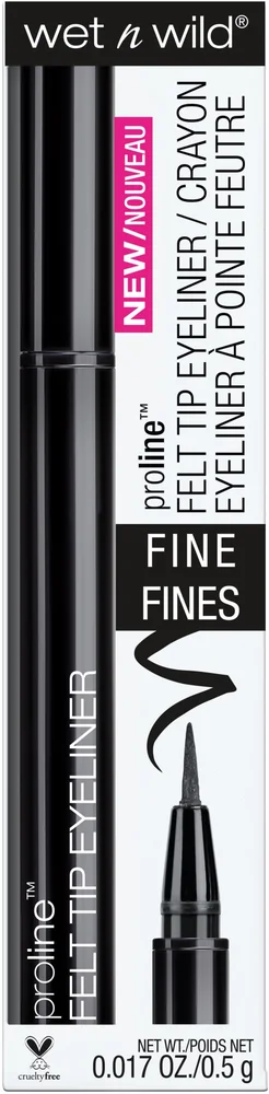 Wet n Wild ProLine Felt Tip Eyeliner Black v:1517605 Wet n Wild ProLine Felt Tip Eyeliner Black v:1517605