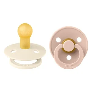 BIBS Pacifier Colour Latex Ivory/Blush Size 1 2pcs v:5925417