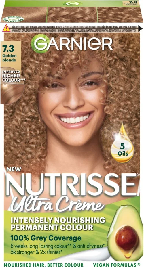 Garnier Nutrisse Ultra Créme Permanent Color 7.3 Golden Blonde v:6722271 Garnier Nutrisse Ultra Créme Permanent Color 7.3 Golden Blonde v:6722271