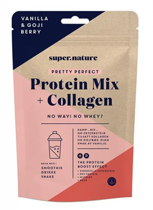 Supernature Pretty Perfect Protein Mix + Kollagen 200 g | Proteinpulver v:5704924