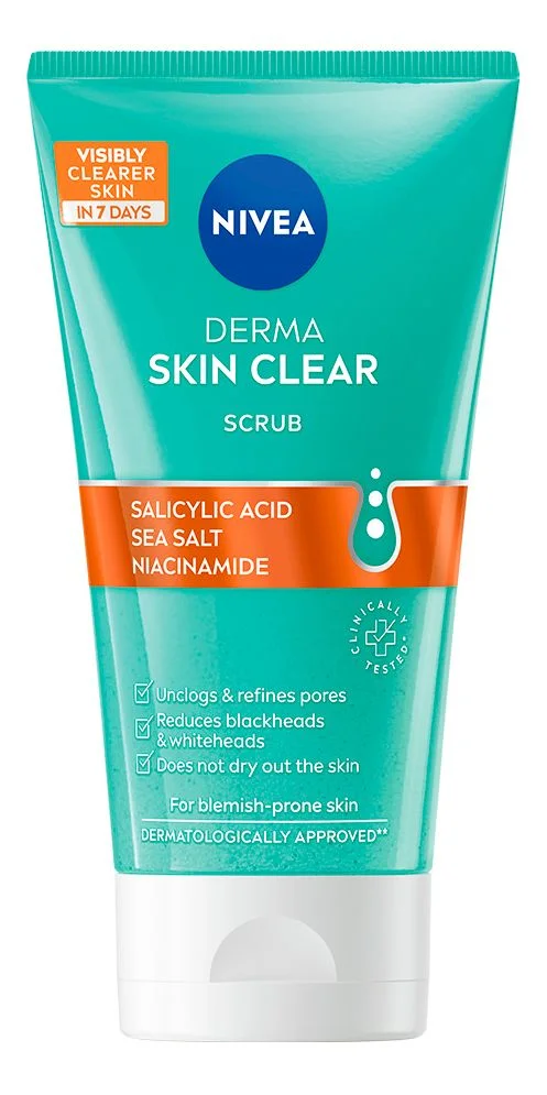 Nivea Derma Skin Clear Anti-Blemish Scrub - 150 ml. v:3253857