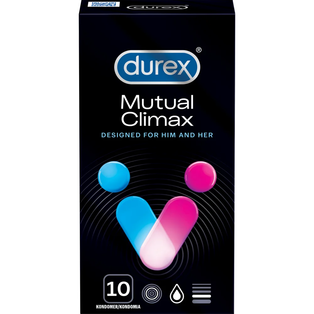 Durex Mutual Climax kondomer med riller og nupper v:1433294