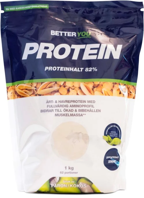Better You Ärt och havreprotein Päron Kokos 1000 g v:8088667 Better You Ärt och havreprotein Päron Kokos 1000 g v:8088667