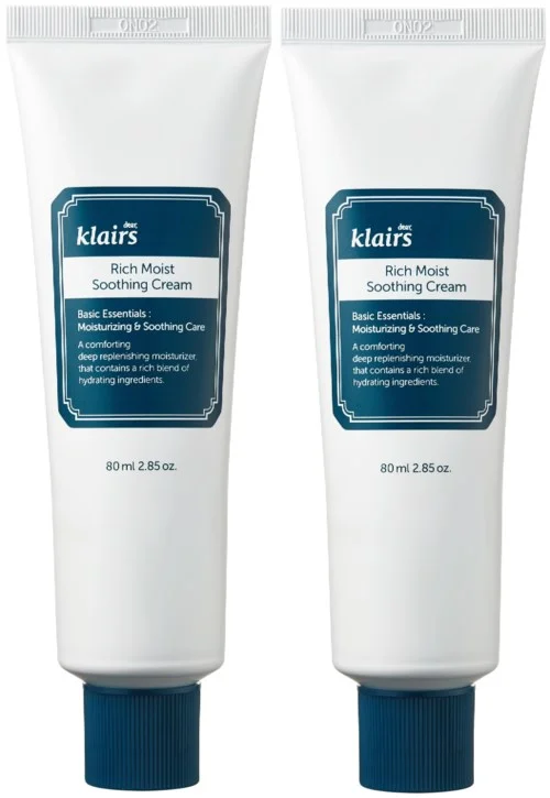 Klairs Rich Moist Soothing Cream Duo 2×80 ml v:2907238 Klairs Rich Moist Soothing Cream Duo 2×80 ml v:2907238