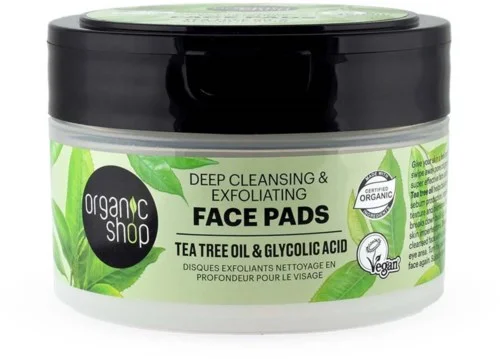 Organic Shop Deep Cleansing & Exfoliating Face Pads 20 pcs v:3365841