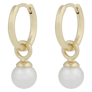 Snö Of Sweden Karan Small Pendant Ring Ear Gold & White Onesize v:5404215