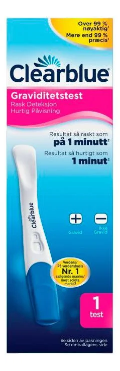Clearblue Hurtig Graviditetstest - 1 stk. v:5000979