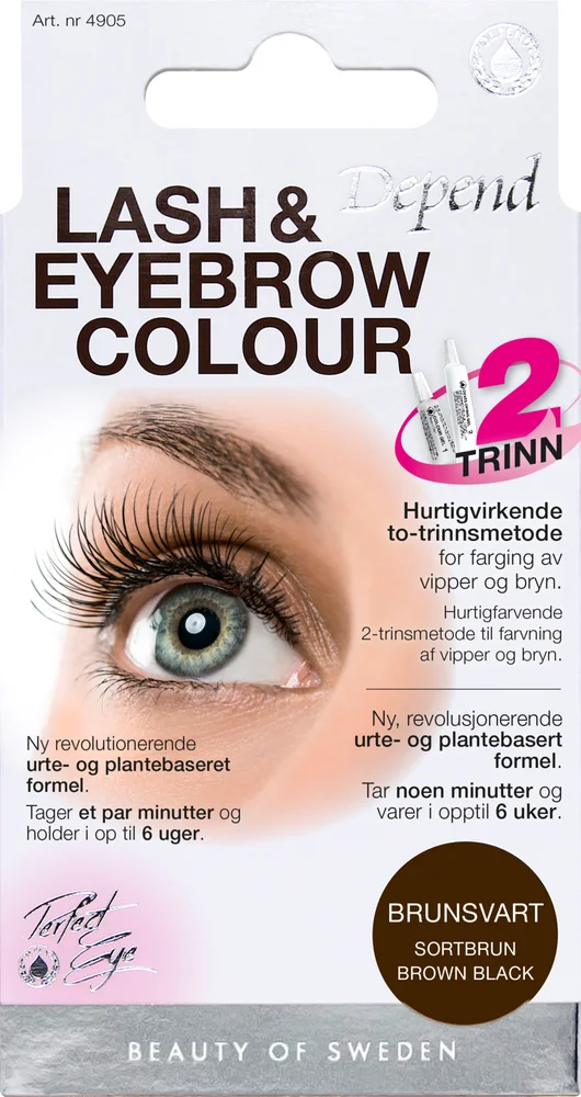 Lash & Eyebrow Colour Brown Black – Depend v:7488211