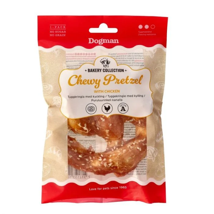 Dogman Bakery Collection Tyggekringle Kylling 9 cm v:1770425 Dogman Bakery Collection Tyggekringle Kylling 9 cm v:1770425