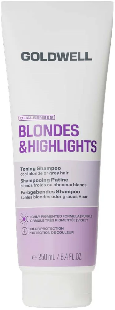 Goldwell Dualsenses Blondes & Highlights Toning Shampoo Purple 250 ml v:3038651 Goldwell Dualsenses Blondes & Highlights Toning Shampoo Purple 250 ml v:3038651