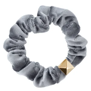 DARK Velvet Mini Scrunchie Sparkled Dark Sage v:3976183