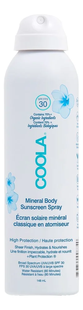 COOLA Mineral Body Spray Fragrance Free SPF 30 – 148 ml. v:5406393 COOLA Mineral Body Spray Fragrance Free SPF 30 – 148 ml. v:5406393