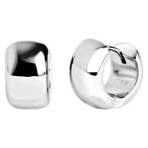 Muli Collection Dome Hoops Silver v:6613270