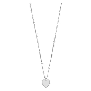 Snö Of Sweden Rule Heart Neck Plain Silver 42cm v:8281760 Snö Of Sweden Rule Heart Neck Plain Silver 42cm v:8281760
