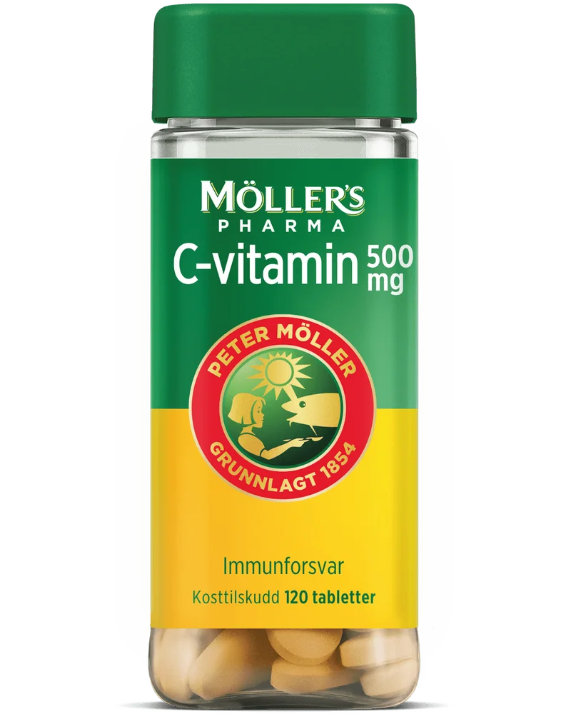 Møllers Pharma C-vitamin tabletter 500mg – 120 stk v:6483582